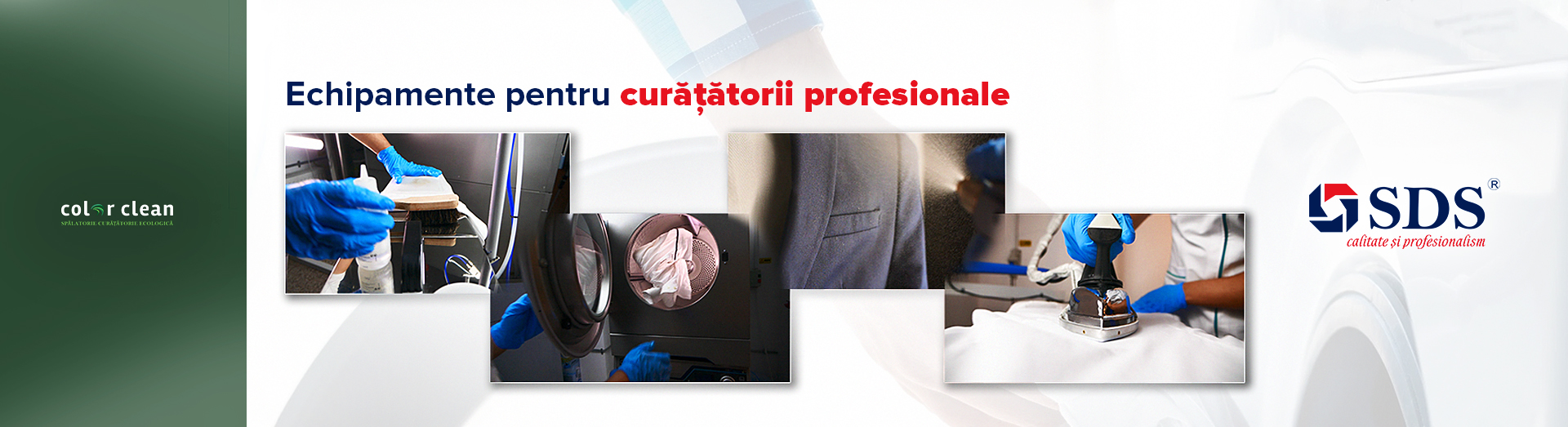 Echipamente pentru curățătorii profesionale | Color Clean Brăila